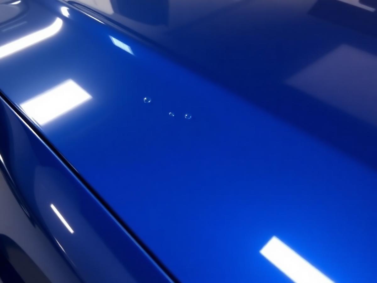 Proteção da pintura em veículo premium